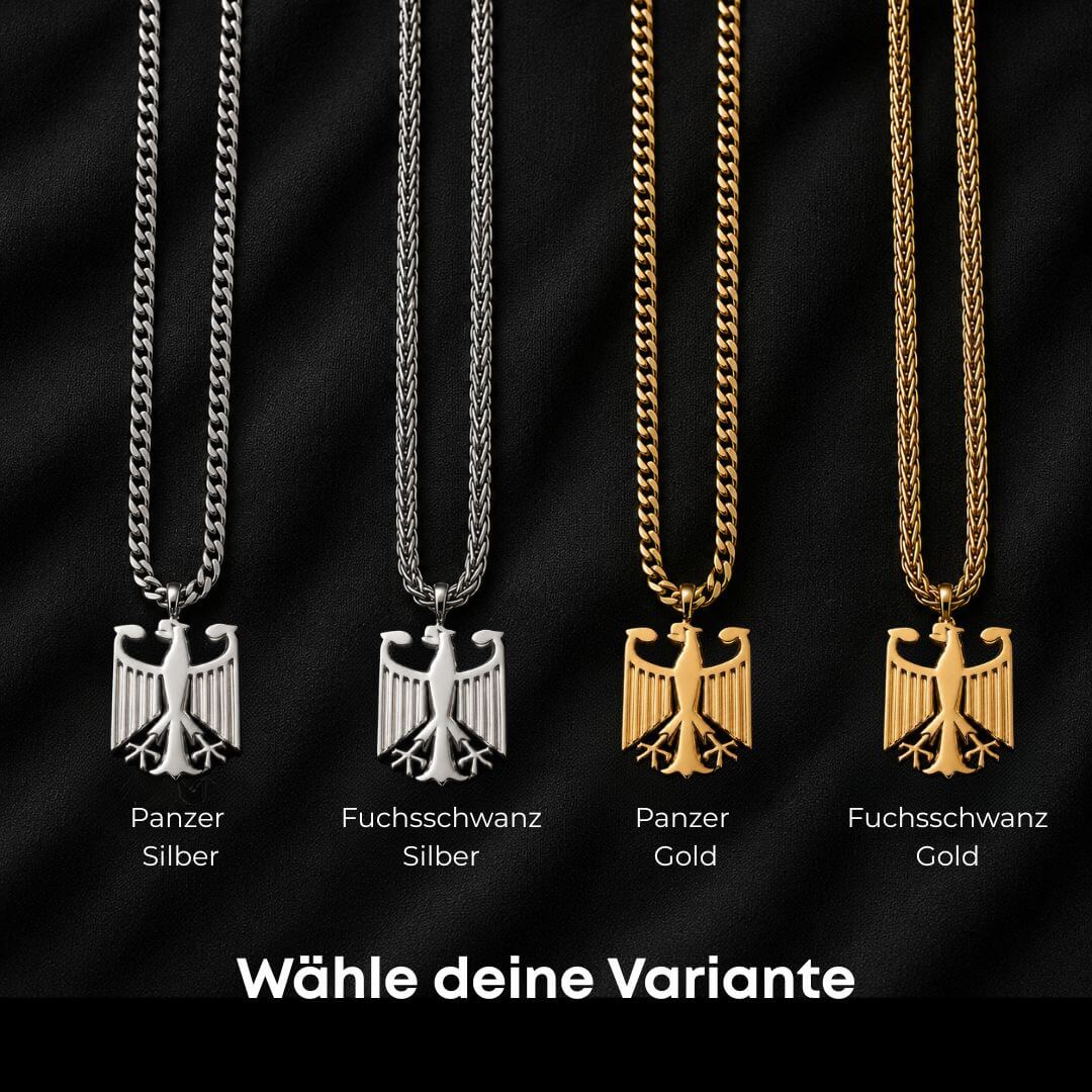 Deutschland Kette mit Adleranhänger - VISTORO