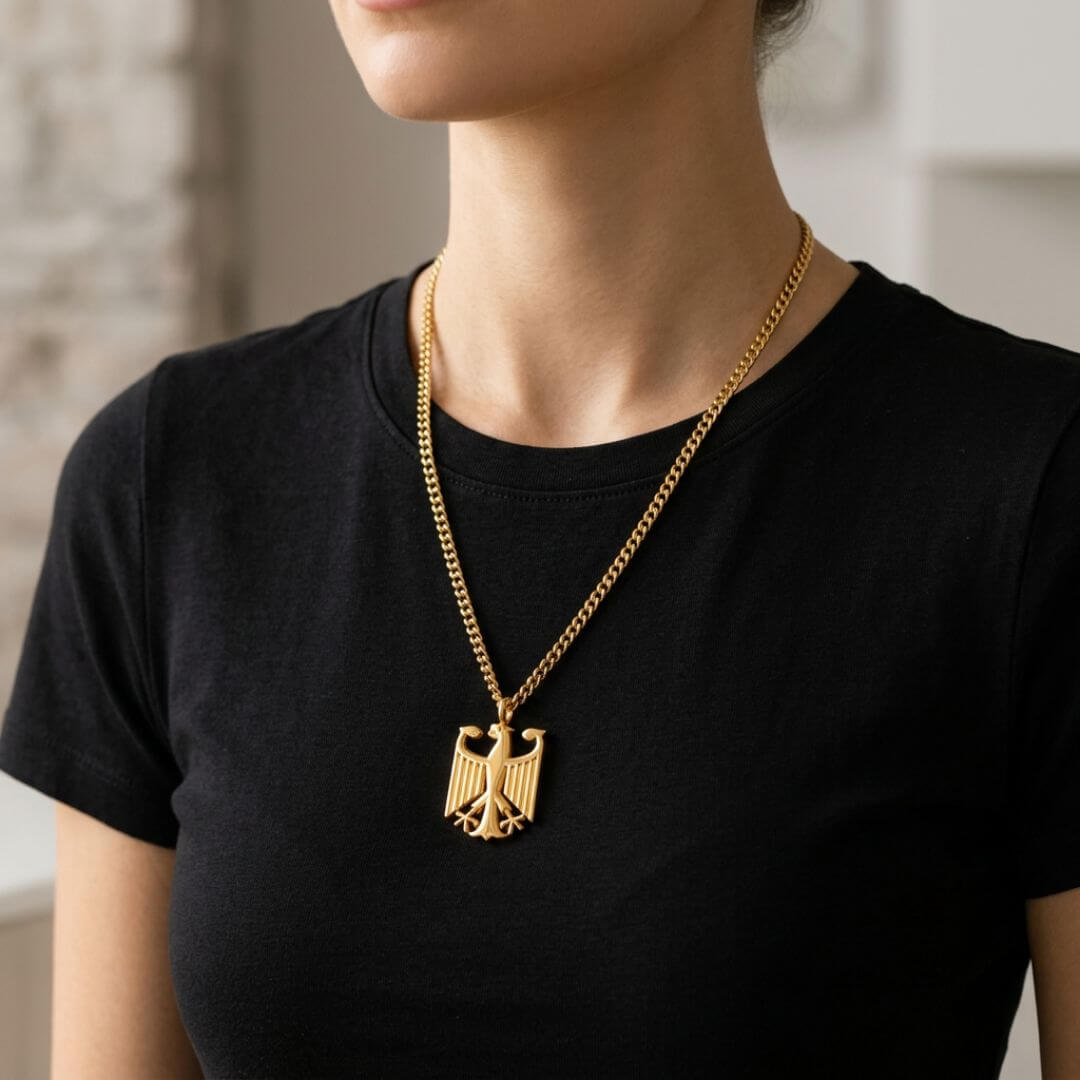 Deutschland Kette mit Adleranhänger - VISTORO