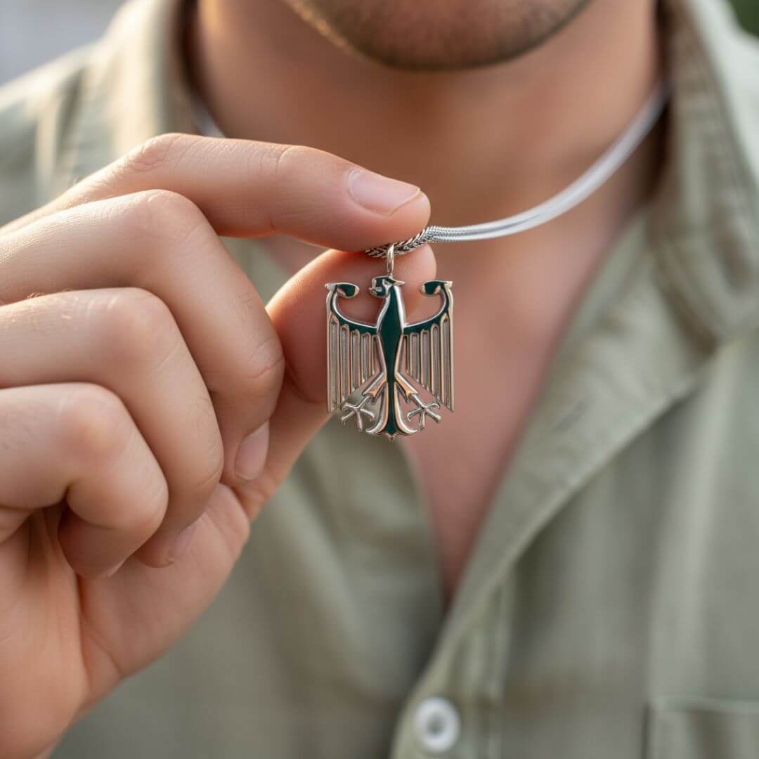 Deutschland Kette mit Adleranhänger - VISTORO