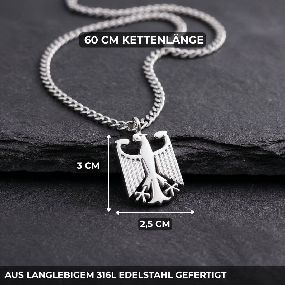 Deutschland Kette mit Adleranhänger - VISTORO
