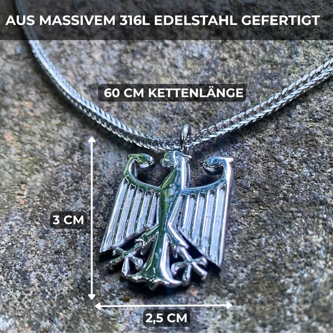 Deutschland - Set: Kette + Schlüsselanhänger + 5× Duftbaum - VISTORO