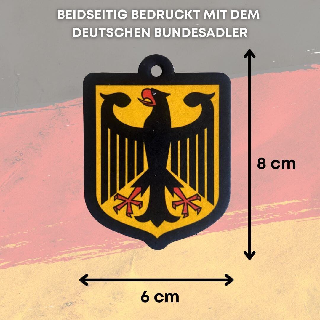 Deutschland - Set: Kette + Schlüsselanhänger + 5× Duftbaum - VISTORO